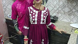 indian desi bhabhi fucked hard by devar in kitchen with deepthroat and cum