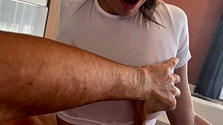 Wet Clothed Sex With 18yo Amateur Waitress Yoya Grey