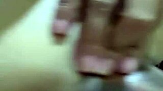 Viral scandal video call sex with pretty Filipina girl in bedroom leading to orgasm and cumshot