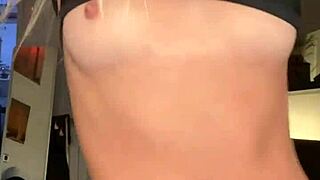 Beautiful Blonde Girl Feels Emotions in Cute Scene