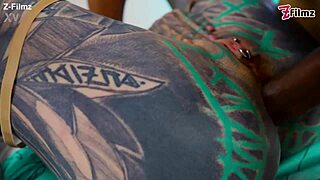 hardcore stud pounds tattooed babe's anal with big black cock like never before 😩💥