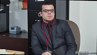 Boy gives old guy intense blowjob! Bare yoga motivates gay action!