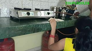 can't fuck in kitchen, mother-in-law might come, let's go to room