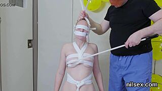 wacky sweetie brought to ass hole asylum for brutal therapy?