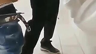 I offered my ass bareback to two teachers in the school toilet for public outdoor fun