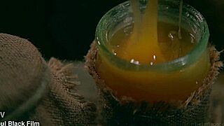 honey erotic art by paul black in cinema with toys