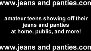 Help me squeeze out of these skinny jeans, babe