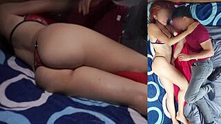 romantic morning sex with hot wife moaning