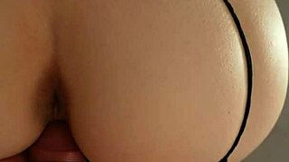 Licked Stepsister's Pussy Then Covered Breasts In Cum