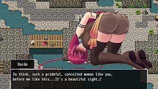 Fallen Makina Tied Up, Using Her Throat and Pussy for Dogeza to Convince Bandit Leader Bardo for Massive Facial