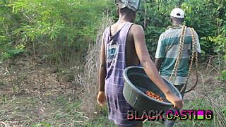 desi melanie teen 18+ gets submissive sex on african palmfruit farm