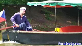 i'm riding the waterbike naked in public