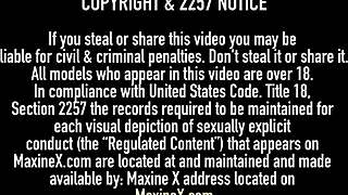 Maxine X 被猛男们彻底摧毁