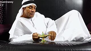 Daniela Marks Offers Ass To Hung Aladdin In Genie Role