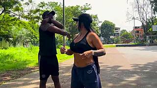 Busty Milf Student Fucked Roughly By Trainer With Big Black Cock