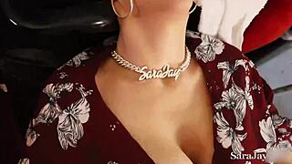 Sara jay, the oily milf, twerks her tight ass.