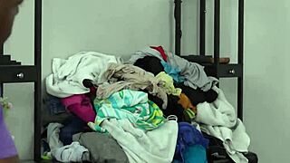 messy roommate hazel paige gets her pussy ready for interracial fuck