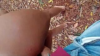 I came in the married Brazilian woman's ass during quarantine lockdown