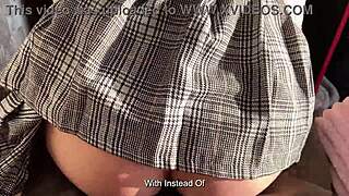 Stepdaughter stops stepfather from playing game to suck his dick and swallow 😏