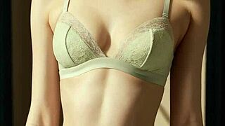 Girls in flowery underwear.