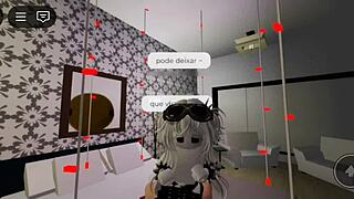 Having rough sex with a gothic chick in the hotel