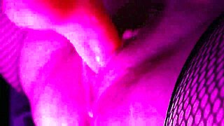 I'm squirting all over my pink dildo while masturbating