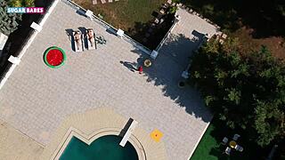 Want to see oiled lesbians rub?