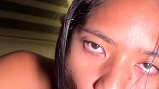 Amateur couple enjoys huge bbc in intimate moment