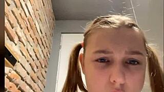 teen fingering anal close up in public on cam