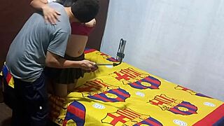 Mother in law caught masturbating asks for help in homemade sex tape