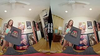 Holly hendrix gets framed in hardcore pov scene with monster cock and close up action