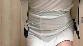 妄装 テニス部女子のスコート、ブルマとアナルいじり