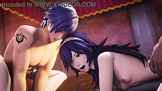 Amateur family meeting in detail