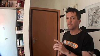 lucy von matt backstage before spermaparty bts