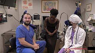 Rina Arem Undergoes A Stimulating Exam With Dildo And Vibrator