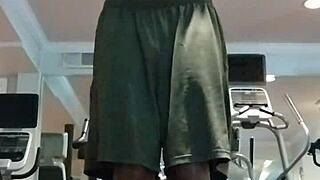 Amateur pole dance in dorm with roommates