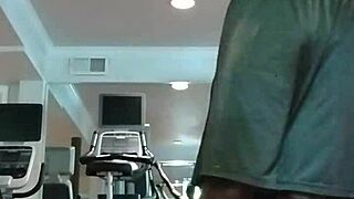 Amateur pole dance in dorm with roommates