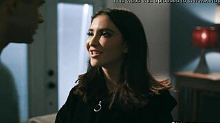 Jane and Natalie share Nathan's monster cock in threesome.