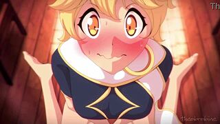 venti gorou credits theobrobine in ladyboy blowjob.