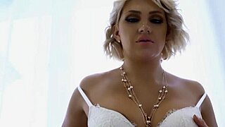 blonde beauty bambi barton sensually sucks big black cock and takes doggystyle pounding