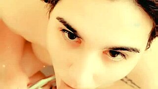 Dick sucking POV 4K—Laney Grey and Brad Newman with deepthroat.