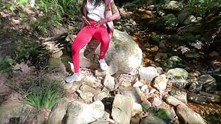 I Lick All The Cum Off Sugardaddy's Cock On Secret Beach!