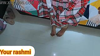 hot sexy nurse in hardcore doggystyle kitchen sex, kissing and assfucking with big tits.