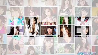 hot asian babe gives blowjob in part 21