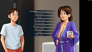 Stepmom And Son Enjoy A Car Ride In Summertime Saga