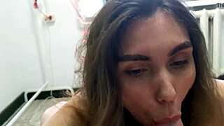 My mouth aches after sucking his big cock. Did you see the pov creampie?