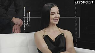 i watched big tits brunette get gang drilled in tight ass then cum in mouth