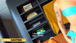 latina casting features tiny 18yo taking rough big dick