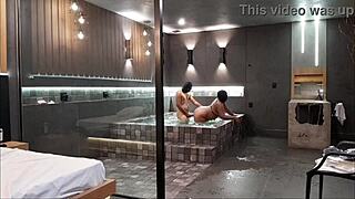 Wow! My Friend Loved Luxury Motel and Released Her Ass!