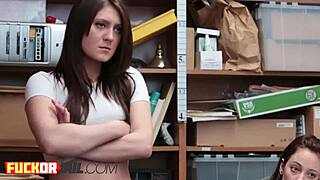 JUICY BRUNETTES BENDING OVER FOR ROCK HARD TREATMENT